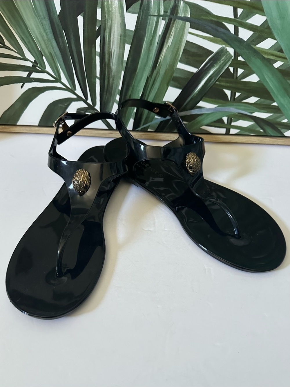 Kurt Geiger London Black Maddison Sandals